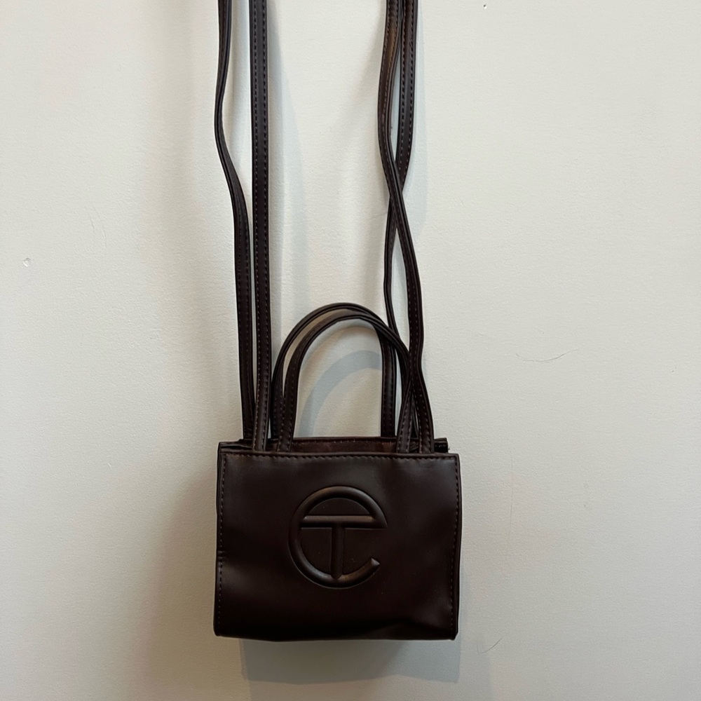 Dark Brown Telfar purse